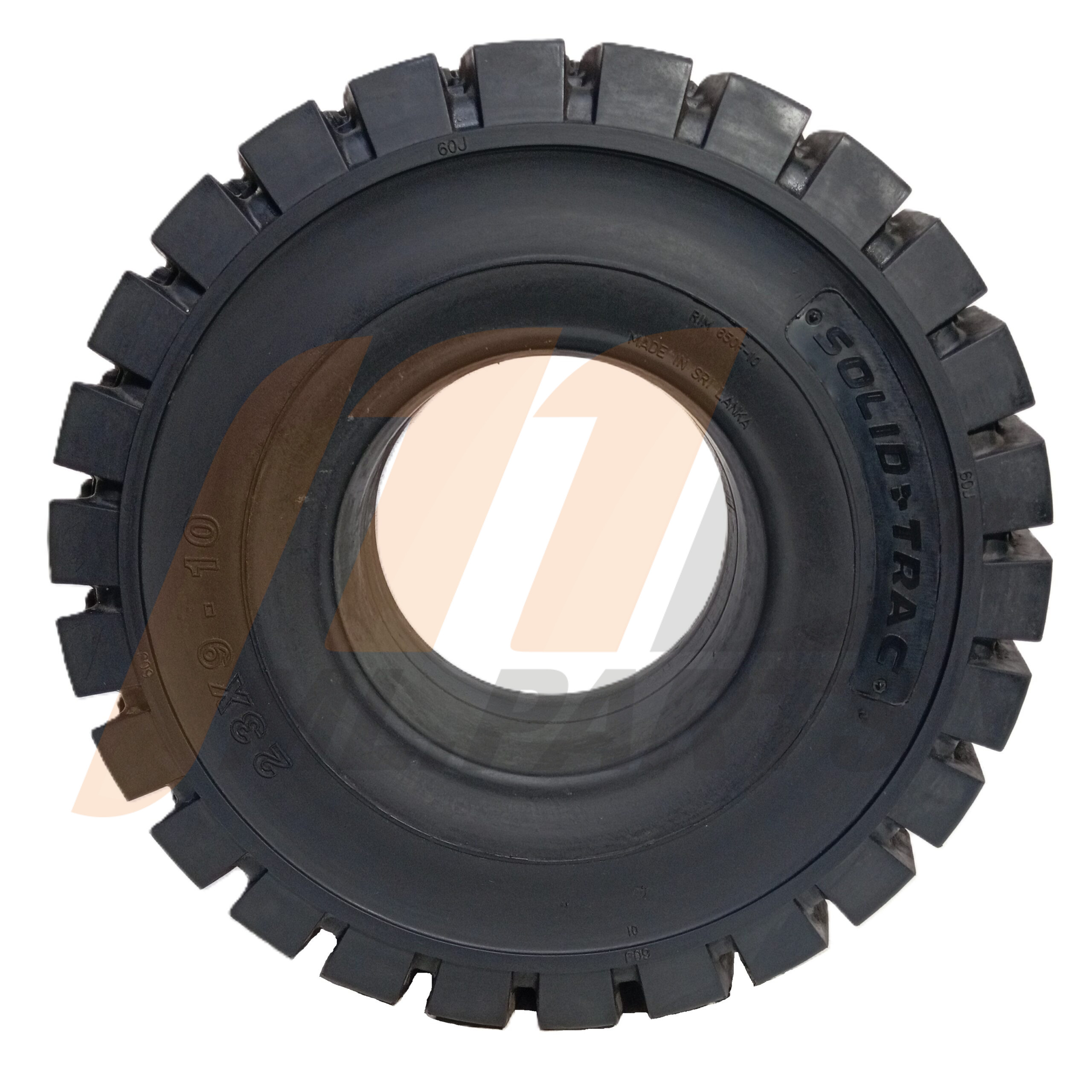 23x9-10 ST INDUSTRIAL-TIRE SOLID 23X9-10 RIM 6.50 SOLIDTRAC (10)